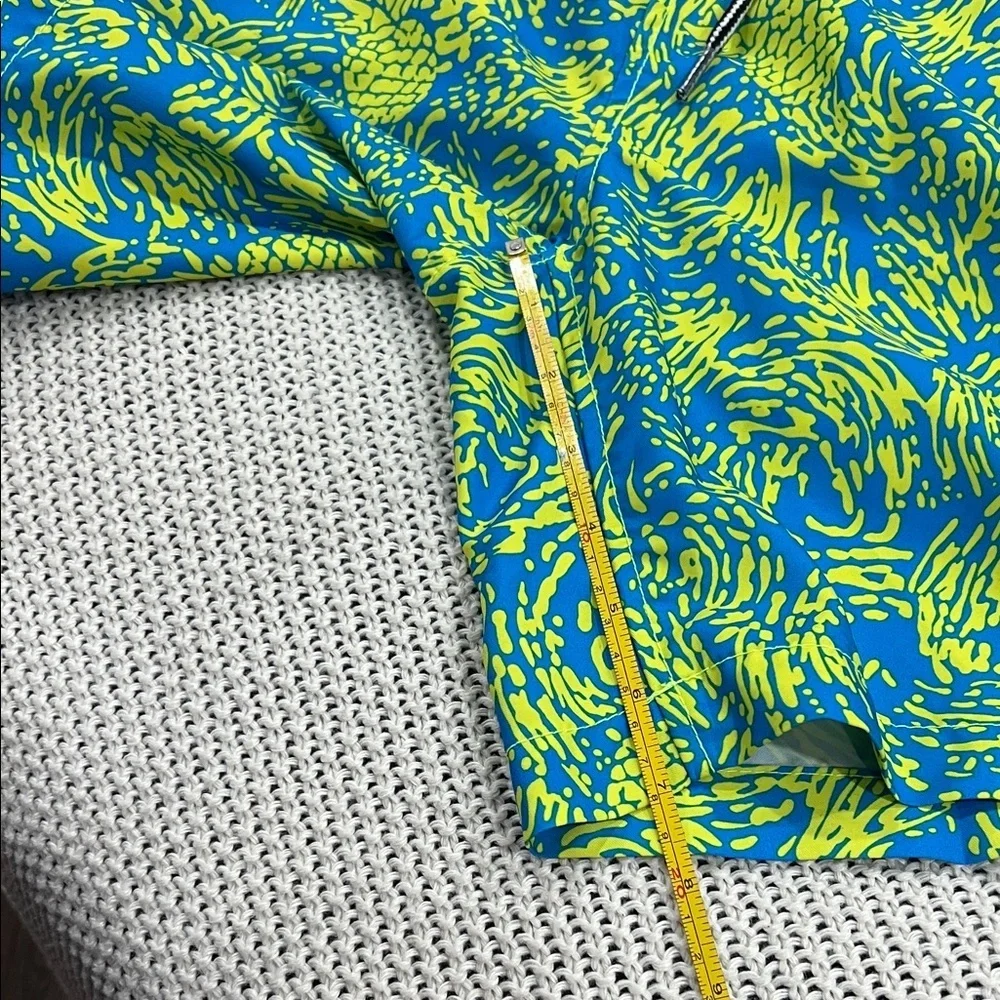 Speedo Blue and Yellow Patterned Swim Trunks